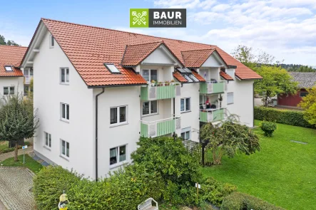 Luftaufnahme - Wohnung kaufen in Amtzell - 360° I Sofort bezugsfrei! 2-Zimmer-Seniorenwohnung mit Balkon in Amtzell