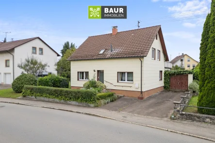 Luftaufnahme - Haus kaufen in Bad Waldsee / Reute - 360° I Renovierungsbedürftiges Familienidyll in Bad Waldsee – Reute mit viel Potential zur Neugestaltung