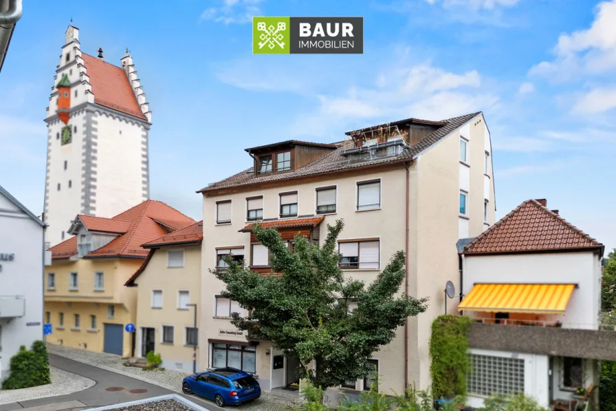 Titelbild - Büro/Praxis kaufen in Bad Waldse - " Vielseitig nutzbare Gewerbefläche im Herzen der Waldseer Innenstadt