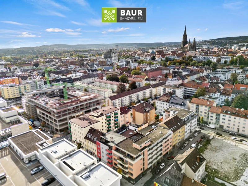 Titelbild - Wohnung kaufen in Neu-Ulm - 360° | Gemütliche 1-Zimmerwohnung im Herzen der Stadt Neu-Ulm