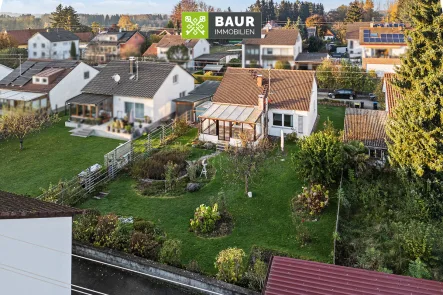 Luftaufnahme - Haus kaufen in Buxheim - 360°|Wohntraum selbst gestalten! Einfamilienhaus in bester Lage in Buxheim