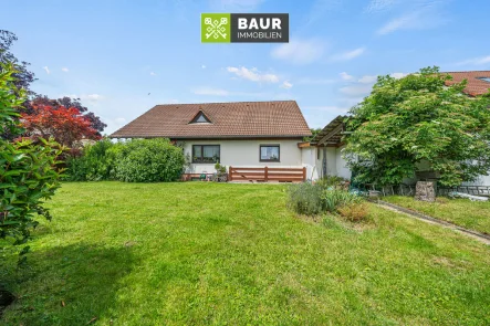 Garten - Haus kaufen in Dietenheim - 360° I Gemütliches Einfamilienhaus mit ELW auf einem Erbpachtgrundstück in Dietenheim mit Garten!