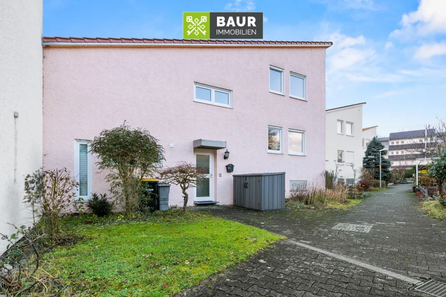 Außenansicht - Haus kaufen in Ravensburg - In Kürze bezugsfreies Pultdachhaus in begehrter Lage der Ravensburger Weststadt