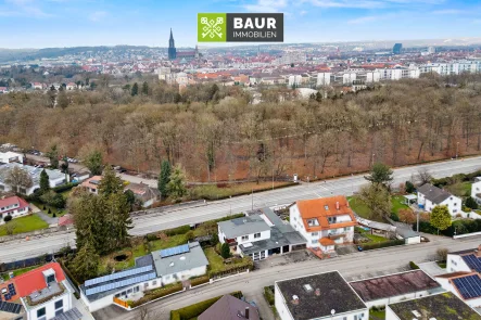 Titelbild_bearb_web - Haus kaufen in Neu Ulm - 360° | Sonnenverwöhntes Architektenhaus nahe Glacis-Park im begehrten Neu-Ulmer Villenviertel