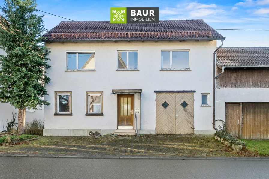 Titelbild - Haus kaufen in Berghülen - 360° | Selbst gestalten: Einfamilienhaus in Berghülen für kreative Köpfe