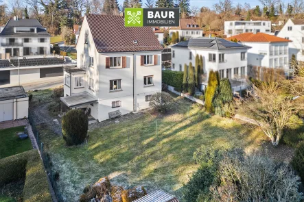 Titelbild - Haus kaufen in Biberach an der Riß - 360° | Altstadt-Villen-Charme mit viel Flair! - Einfamilienhaus in exponierter Lage von Biberach