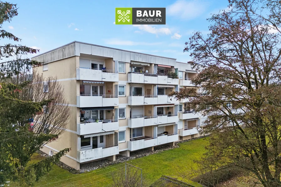 Titelbild - Wohnung kaufen in Weingarten - 360° | Sofort Bezugsfrei! Charmante 2-Zimmer-Wohnung mit Balkon, Aufzug und Garage in Weingarten