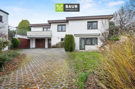 Aussenaufnahme - Haus kaufen in Biberach an der Riß - Familienschatz! Großzügiger Bungalow mit Einliegerwohnung in gefragter Lage in Biberach