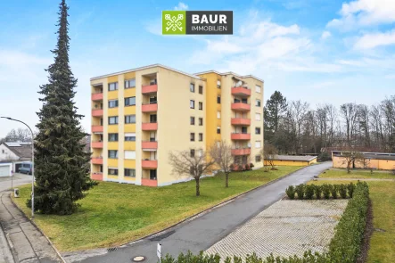 Luftaufnahme - Wohnung kaufen in Bad Waldsee - In Kürze Bezugsfrei! 3 Zimmer Wohnung mit Balkon und Garage in Bad Waldsee