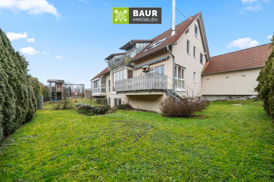 Garten - Haus kaufen in Fronreute - 360°| Wohnen wie im eigenen Haus - 4-Zimmer Hausanteil in einem Vorort von Ravensburg