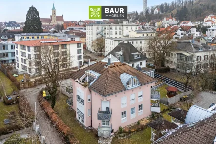 Luftaufnahme - Wohnung kaufen in Ravensburg - Gemütliche 2-Zimmer-Oase nahe der Ravensburger Innenstadt