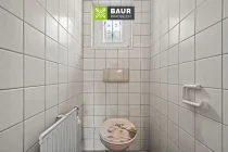 WC im Erdgeschoss