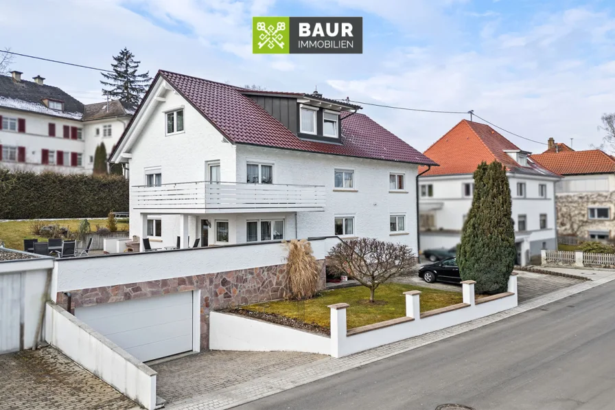 Luftaufnahme - Haus kaufen in Riedlingen - 360°|Sehr gepflegtes XXL – 3 Familienhaus in Riedlingen