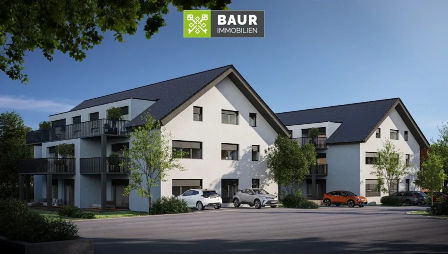 Visualisierung - Wohnung kaufen in Zussdorf - NEUBAU PROVIONSFREI! Hochwertige 3-Zimmer Wohnung in Zußdorf