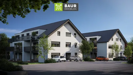 Visualisierung - Wohnung kaufen in Zussdorf - NEUBAU PROVIONSFREI! Hochwertige 2-Zimmer Wohnung in Zußdorf