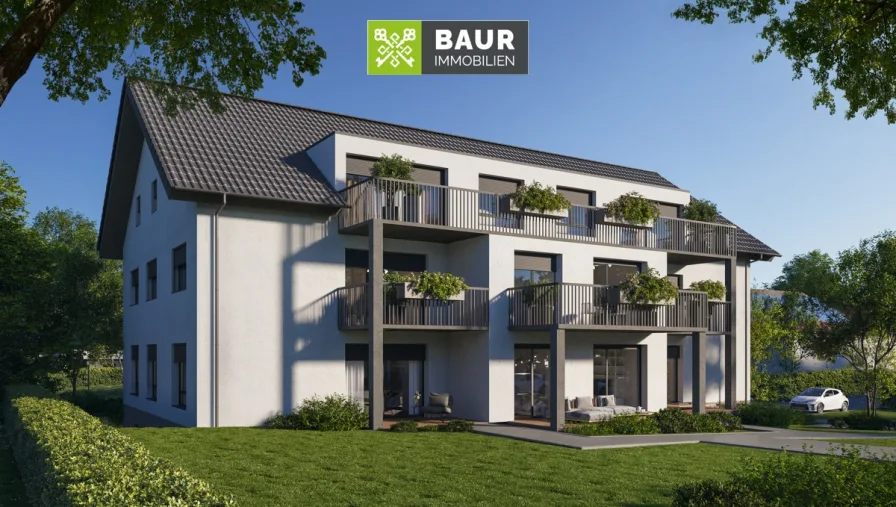 Visualisierung - Wohnung kaufen in Zussdorf - NEUBAU PROVIONSFREI! Hochwertige 2-Zimmer Wohnung in Zußdorf