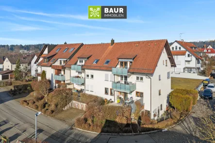 Titelbild - Wohnung kaufen in Ravensburg - 360  | Ravensburg-Oberzell - Kurzfristig bezugsfreie 4-Zi.-Wohnung mit TG-Stellplatz