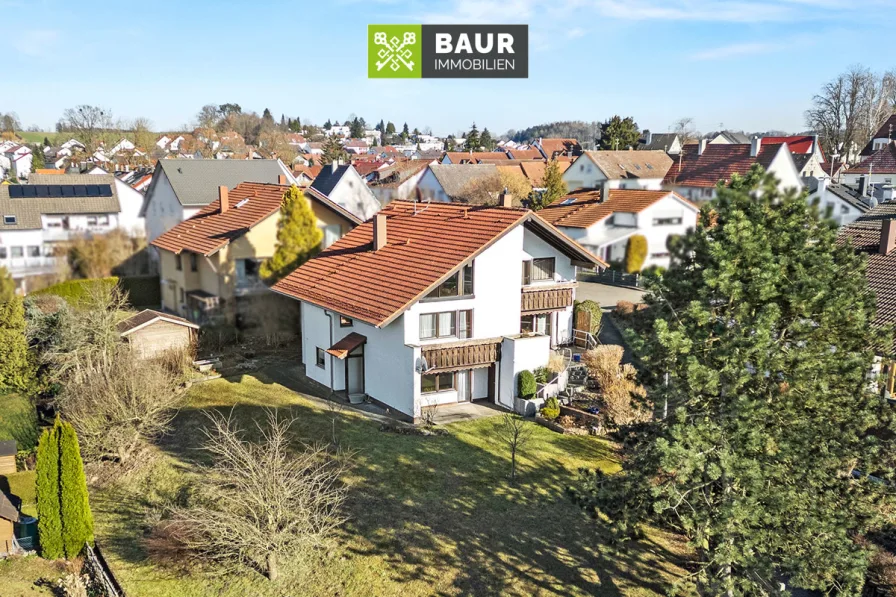 Luftaufnahme - Haus kaufen in Senden - 360° I Senden’s Geheimtipp: Einfamilienhaus mit Einliegerwohnung und 1008m² Grundstück.