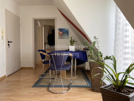 Essbereich - Wohnung kaufen in Heddesheim - Charmantes Dachgeschoss mit Westterrasse in ruhiger Innerortslage!