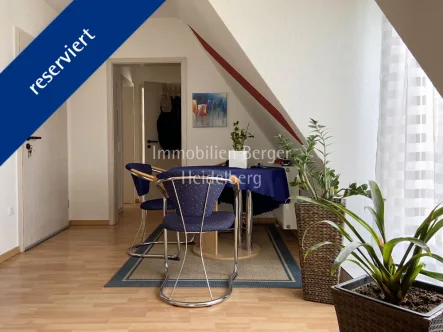 Essbereich - Wohnung kaufen in Heddesheim - R E S E R V I E R T ! Charmantes Dachgeschoss mit Westterrasse in ruhiger Innerortslage!