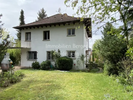 Hausansicht Gartenseite1 - Haus kaufen in Bensheim / Auerbach - Charmantes Haus in gesuchter Bensheimer Lage