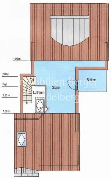 Grundriss Spitzboden