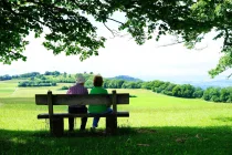 Umgeben von einer herrlichen Landschaft