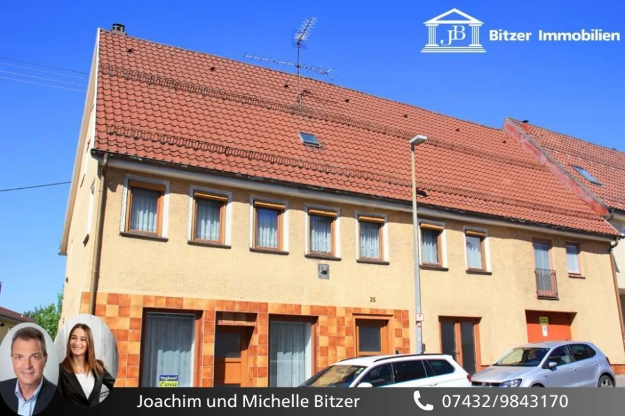 Ansicht - Haus kaufen in Albstadt - Ebingen - Stadthaus in zentraler Lage für Renovierer