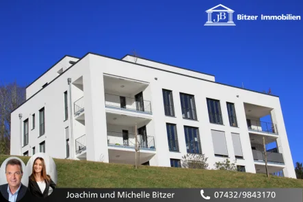 Südwestansicht - Wohnung kaufen in Albstadt - Ebingen - Neuwertige 4-Zimmer-Wohnung mit Komfort