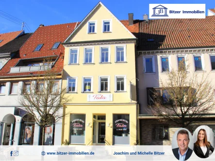 Straßenansicht - Haus kaufen in Albstadt-Ebingen - Wohnen und Arbeiten im Zentrum von Ebingen