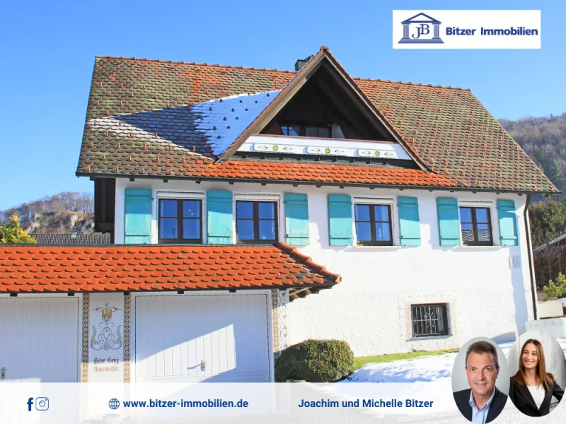 Straßenansicht - Haus kaufen in Albstadt-Truchtelfingen - Gemütliches und idyllisches Wohnhaus im rustikalen Stil