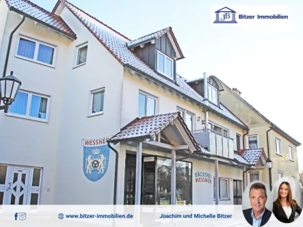 Straßenansicht - Haus kaufen in Harthausen-Winterlingen - Wohn- und Geschäftshaus im Ortskern von Harthausen