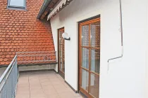 Südbalkon mit Markise