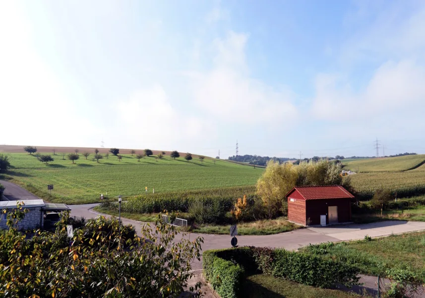 Aussicht vom Balkon