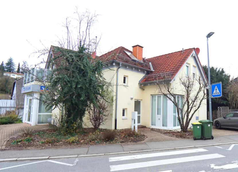 Ansicht Gebäude - Haus kaufen in Neckargemünd / Dilsberg - Vielseitiges Wohn- und Geschäftshaus in Dilsberg