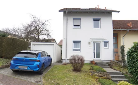 Außenansicht - Haus mieten in Eberbach - Attraktives Einfamilienhaus in ruhiger Lage von Neckarwimmersbach