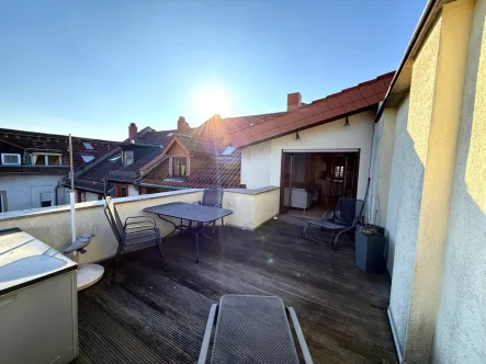 Dachterrasse - Wohnung kaufen in Heidelberg - Einzigartiger Wohntraum mit Weitblick in der Weststadt!