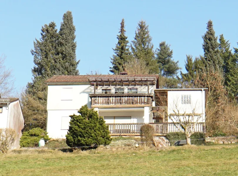 Gartenansicht - Haus kaufen in Oberzent - Ihr Rückzugsort inmitten der Natur