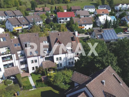 Luftaufnahme 2 - Wohnung kaufen in Heidenheim - Traumhafter Ausblick über das Osterholz - 3,5 Zimmer Studio- Wohnung