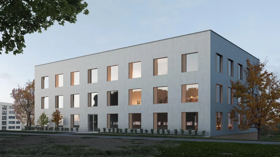 Außenansicht - Büro/Praxis kaufen in Heidelberg - Moderne Büro-/Praxis-Neubauflächen zum Kauf - verkehrsgünstige Randlage HD-Bahnstadt
