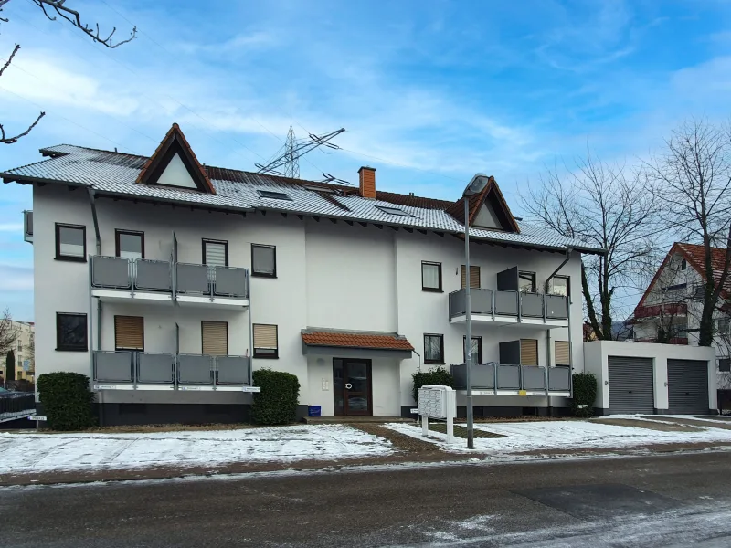 Ansicht - Wohnung kaufen in Leimen - Freiwerdende, möblierte 1-Zimmer-Wohnung mit Balkon in Leimen
