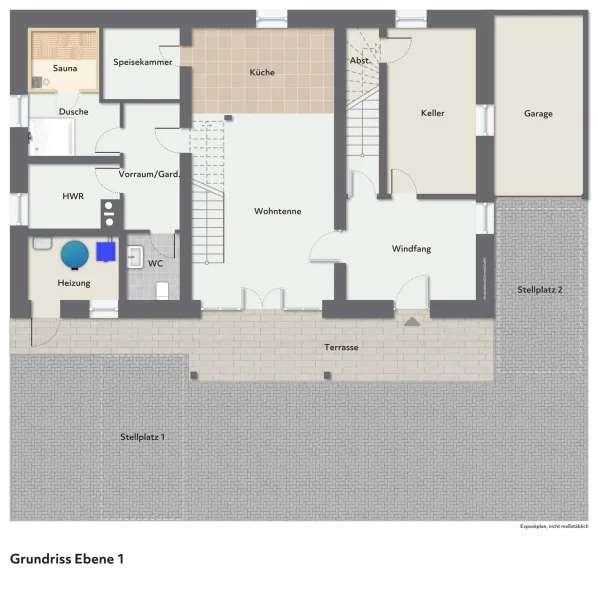 Grundriss Ebene 1