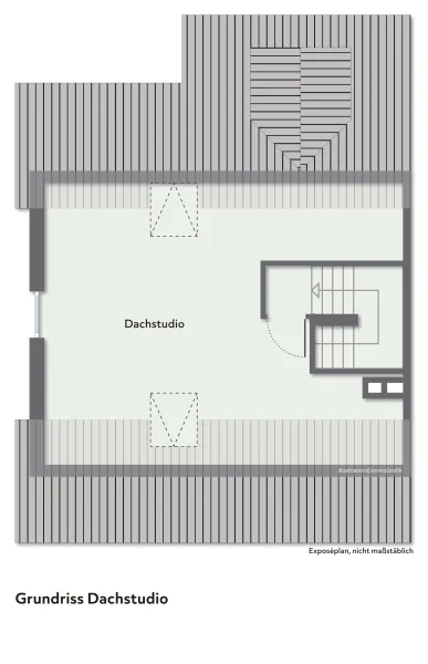 Grundriss Dachstudio