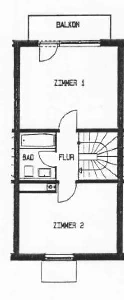 Grundriss erstes Obergeschoss