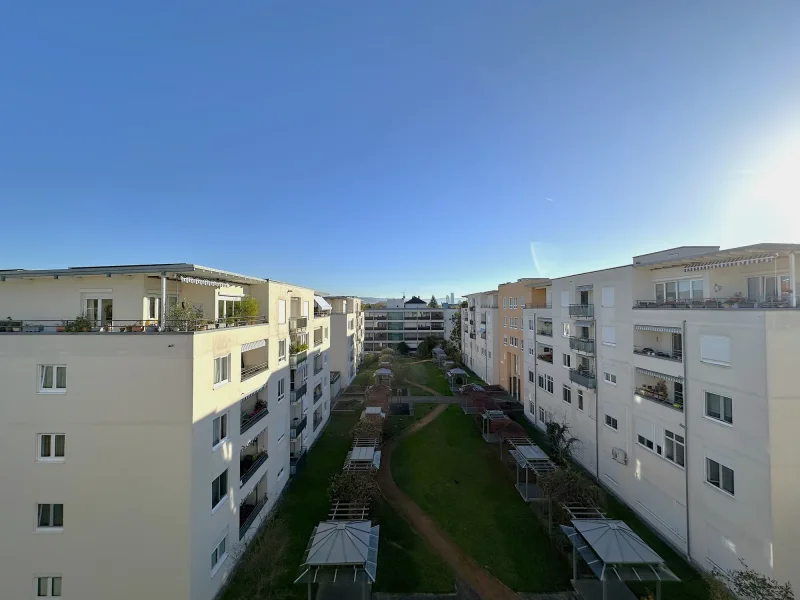 Aussicht Süd - Wohnung kaufen in Weil am Rhein - Über den Dächern von Weil am Rhein ! Penthouse Wohnung in bester Lage