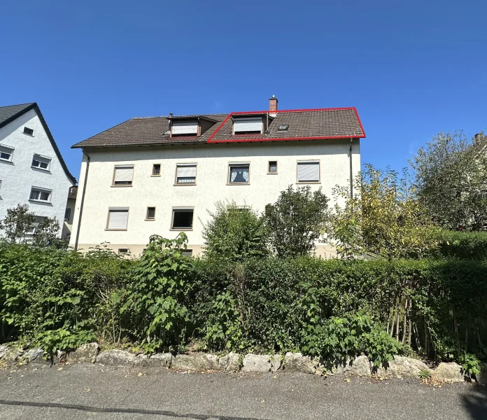 Außenansicht - Wohnung mieten in Lörrach - Ab SOFORT - kleine 3-Zi.-Wohnung im Dachgeschoss - ohne Einbauküche!