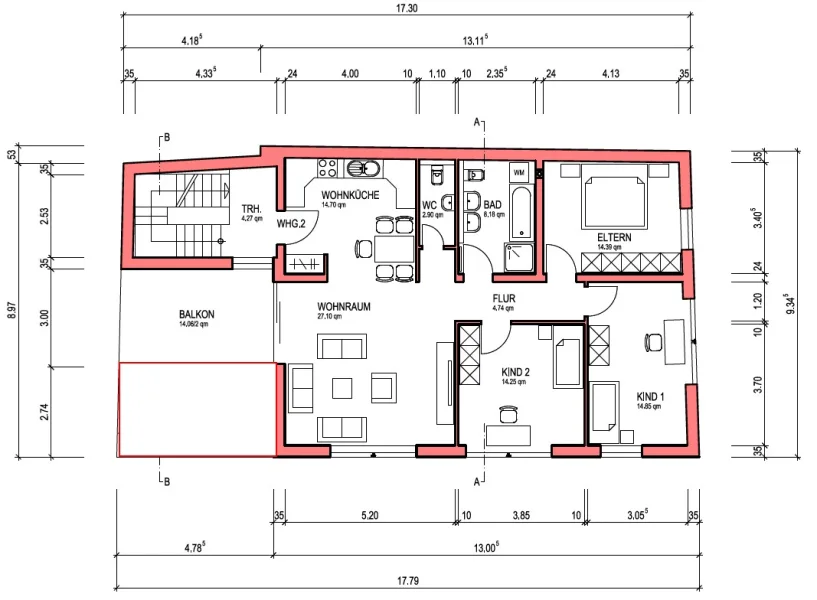 Grundriss_Koechlinstraße 2, 79539 Lörrach