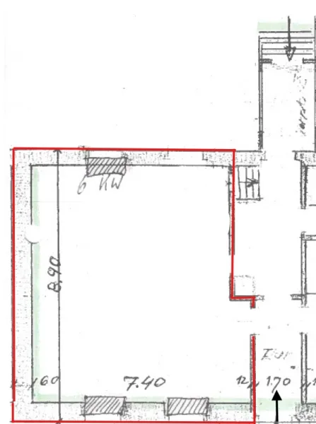 Grundriss - Büro/Praxis mieten in Kandern - Im Herzen von Kandern ! Schöne Gewerbeeinheit in Top Lage