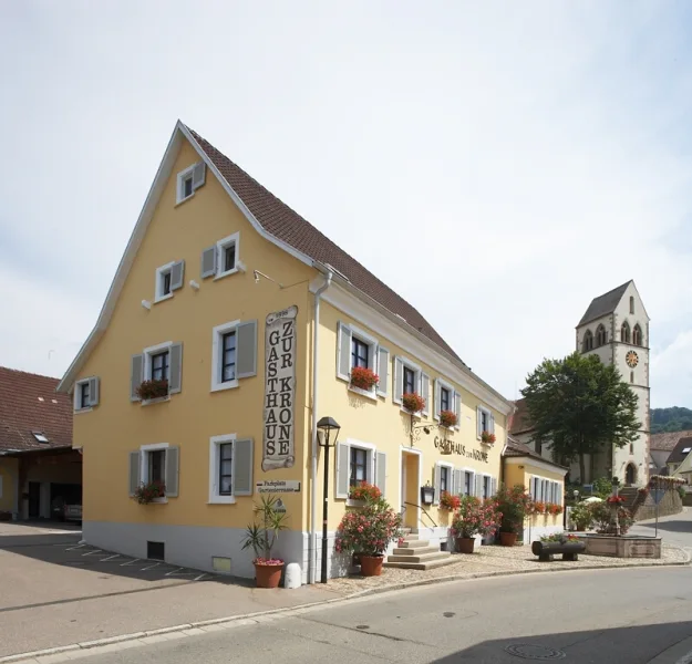 Aussenansicht - Gastgewerbe/Hotel kaufen in Müllheim - Wunderschöner Gasthof im Markgräflerland!Eine Immobilie mit vielen Möglichkeiten!