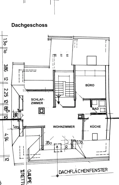 Grundriss DG MFH Schönau